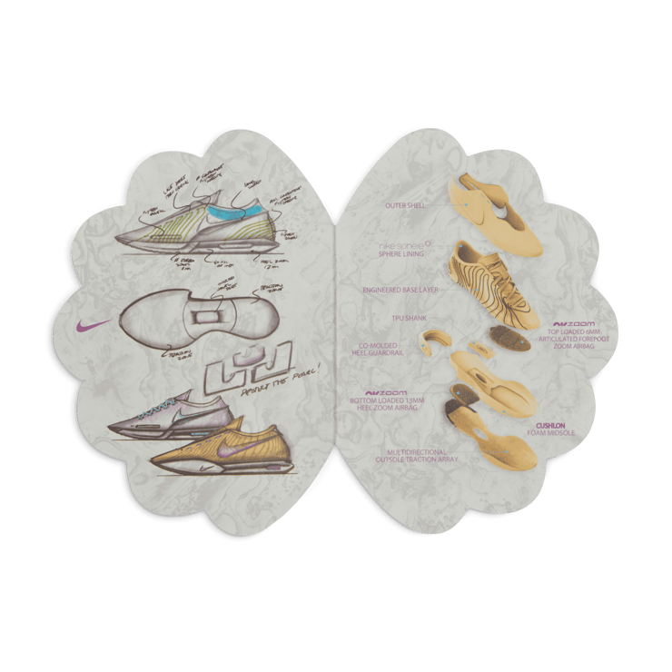 Nike LeBron 21 Optimistic Multi-Color Angle 9