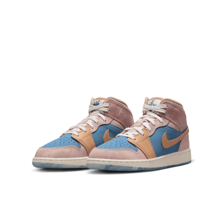 Air Jordan 1 Mid SS Zen (GS) Angle 2