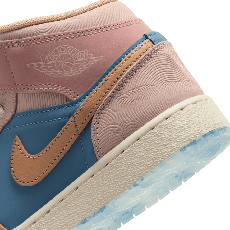 Air Jordan 1 Mid SS Zen (GS) Angle 5