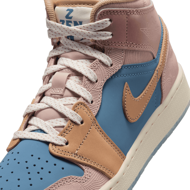 Air Jordan 1 Mid SS Zen (GS) Angle 4