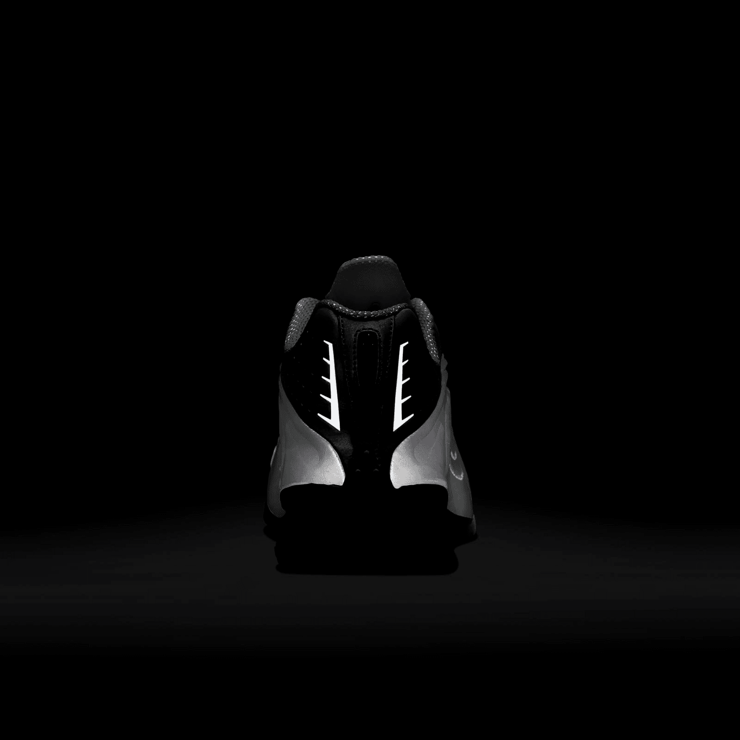 Nike Shox R4 White Metallic (W) Angle 5