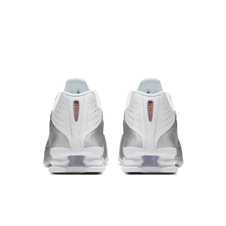 Nike Shox R4 White Metallic (W) Angle 3