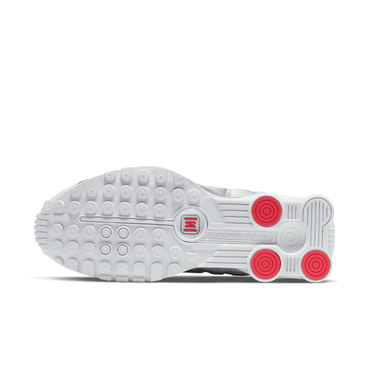 Nike Shox R4 White Metallic (W) Angle 0