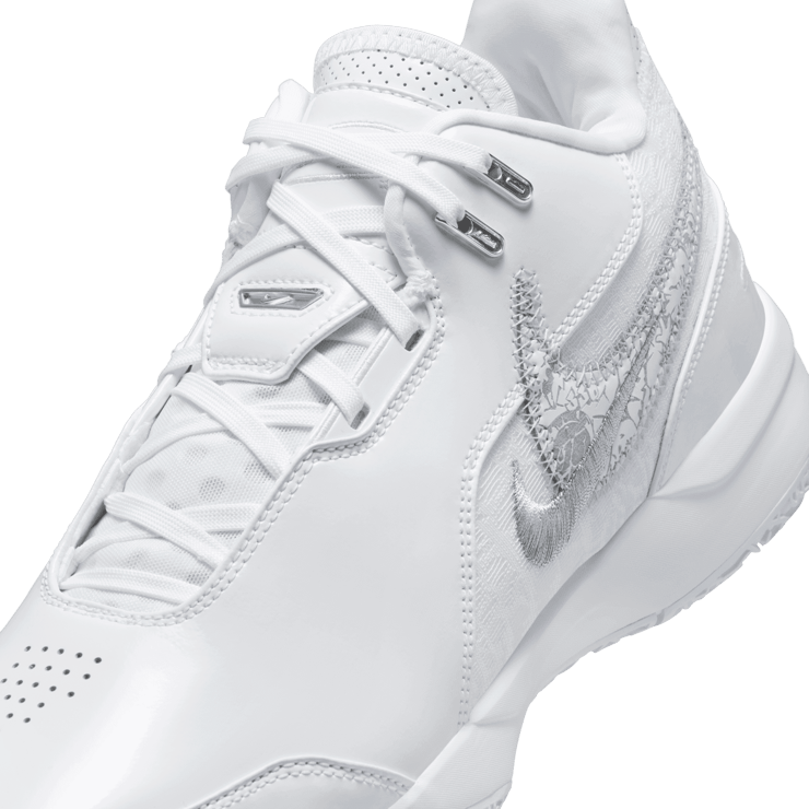 Nike LeBron NXXT Gen AMPD White Metallic Silver Angle 4