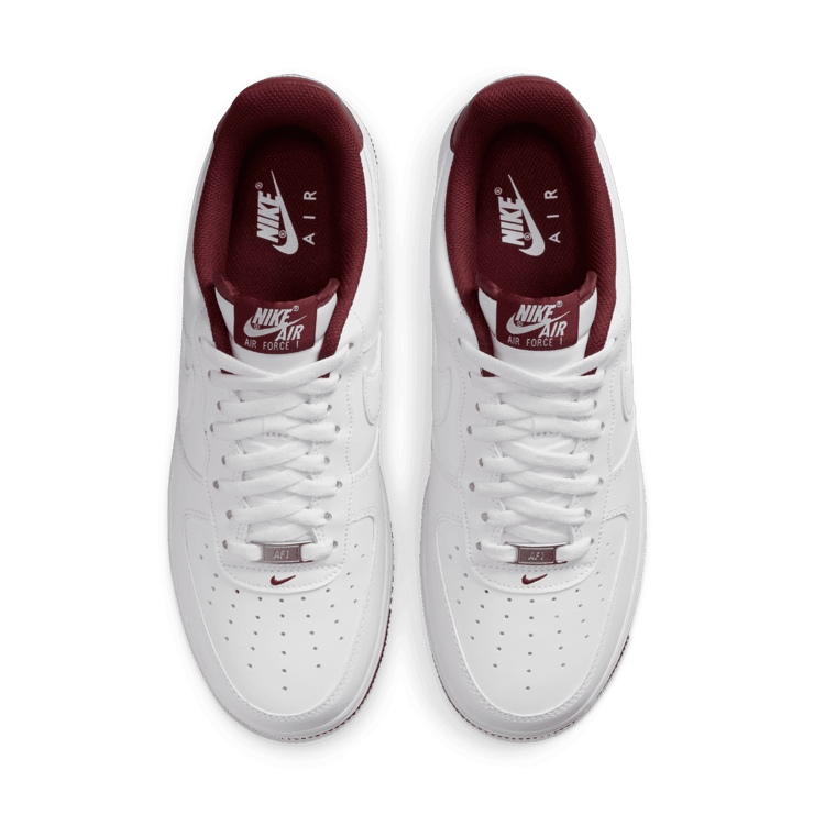 Nike Air Force 1 Low White Dark Beetroot Angle 1