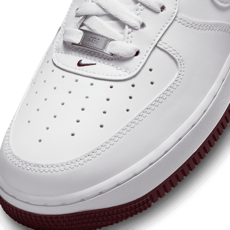 Nike Air Force 1 Low White Dark Beetroot Angle 4