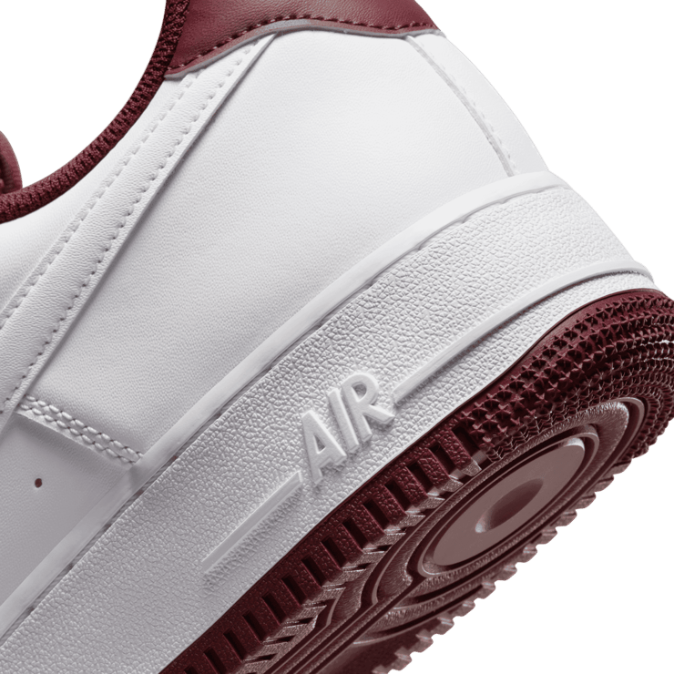 Nike Air Force 1 Low White Dark Beetroot Angle 5