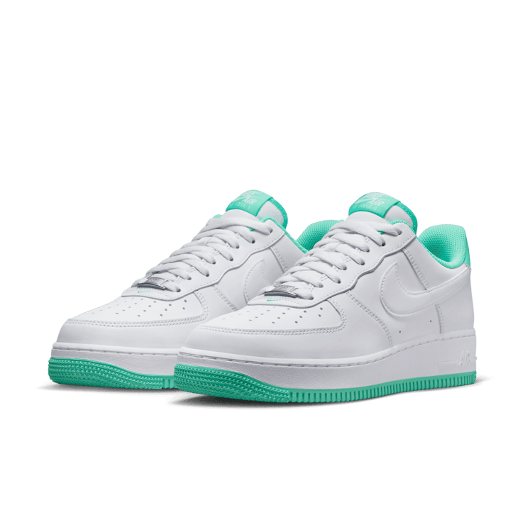 Nike Air Force 1 Low White Light Menta Angle 2