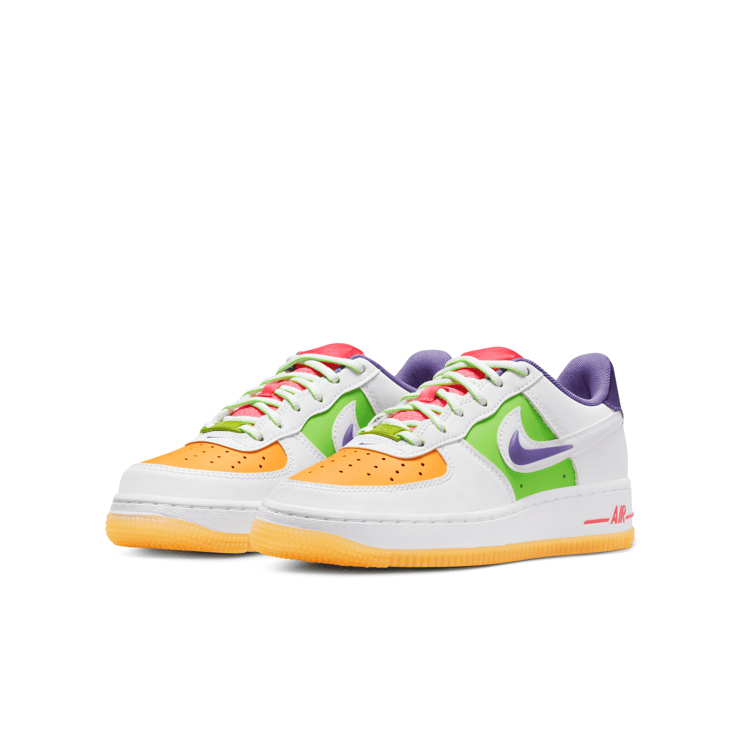 Nike Air Force 1 LV8 'Fruit Colors' (GS) Angle 3