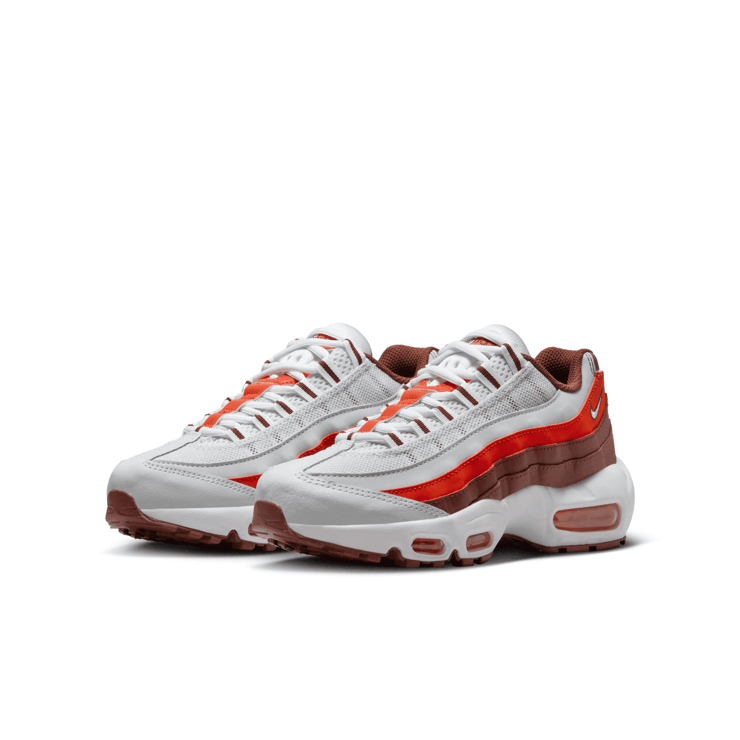 Nike Air Max 95 Recraft 'Photon Dust Picante Red' (GS) Angle 3