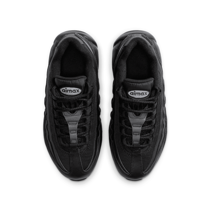 Nike Air Max 95 Recraft 'Triple Black' (GS) Angle 1