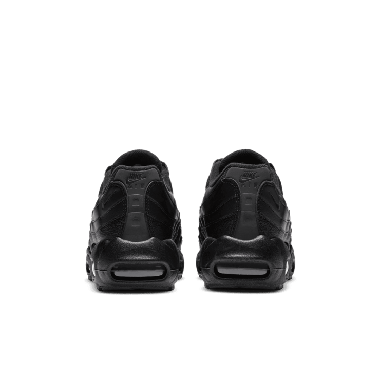 Nike Air Max 95 Recraft 'Triple Black' (GS) Angle 3