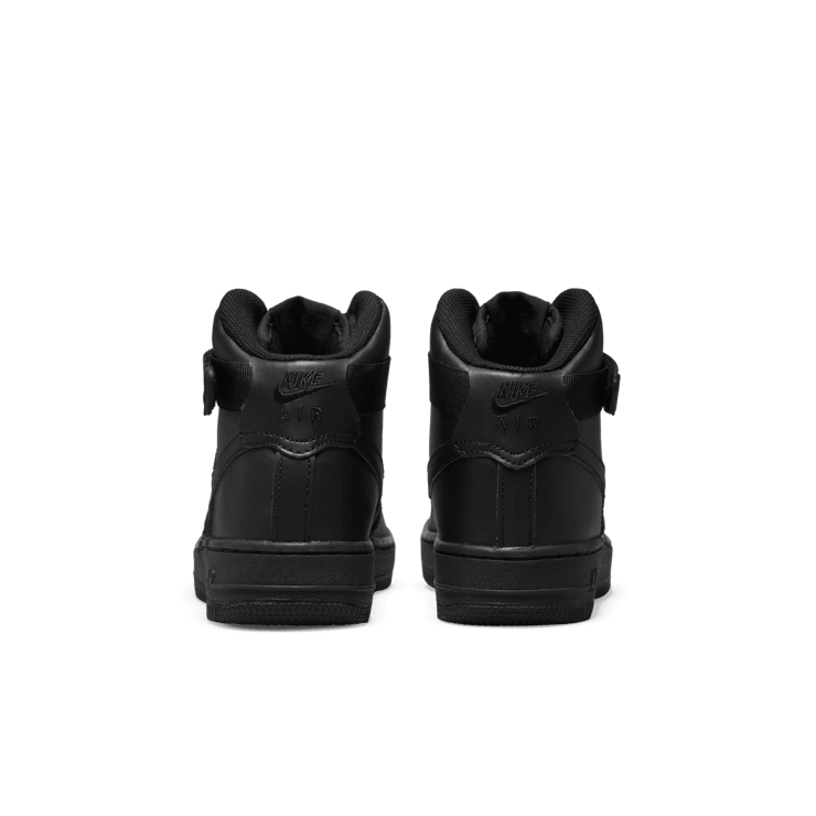 Nike Air Force 1 High LE 'Triple Black' (GS) Angle 3
