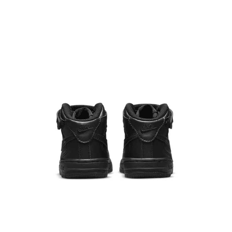 Nike Air Force 1 Mid LE 'Triple Black' (TD) Angle 3