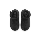 Nike Air Force 1 Mid LE 'Triple Black' (TD) Angle 1