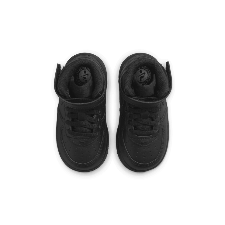 Nike Air Force 1 Mid LE 'Triple Black' (TD) Angle 1