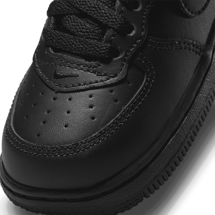 Nike Air Force 1 Mid LE 'Triple Black' (TD) Angle 4