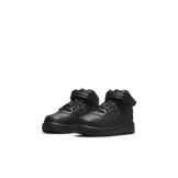 Nike Air Force 1 Mid LE 'Triple Black' (TD) Angle 2