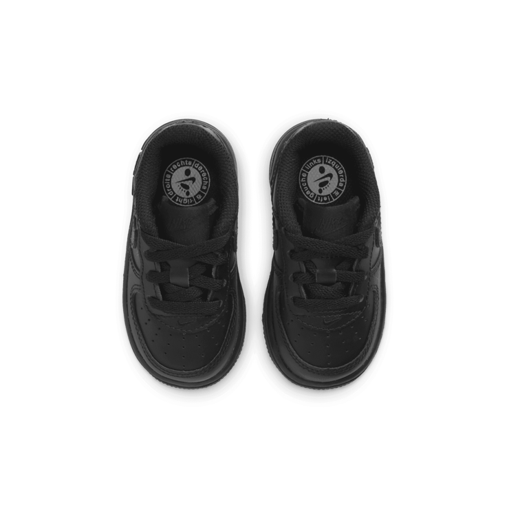 Nike Force 1 LE 'Triple Black' (TD) Angle 2