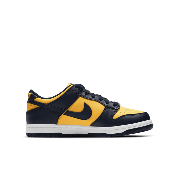Nike Dunk Low 'Michigan' 2021 (GS) Angle 1
