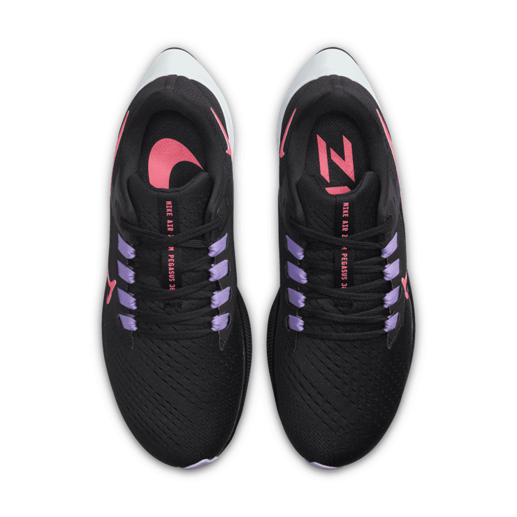 Nike Air Zoom Pegasus 38 'Black Hyper Pink' (W) Angle 1