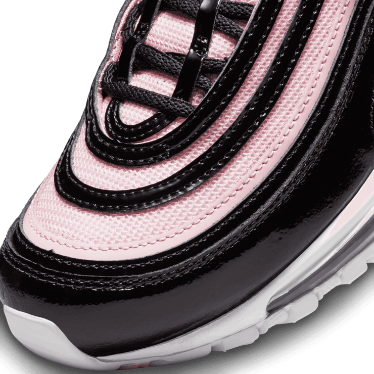 Nike Air Max 97 Black Patent Pink (W) Angle 4