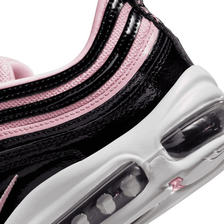 Nike Air Max 97 Black Patent Pink (W) Angle 5