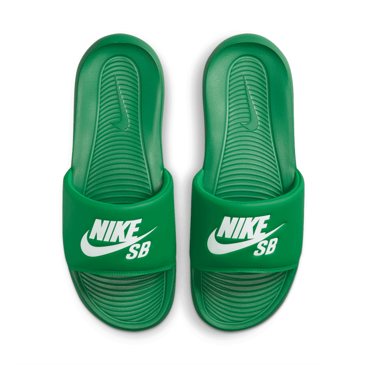 Nike Victori One Slide 'Lucky Green' Angle 1