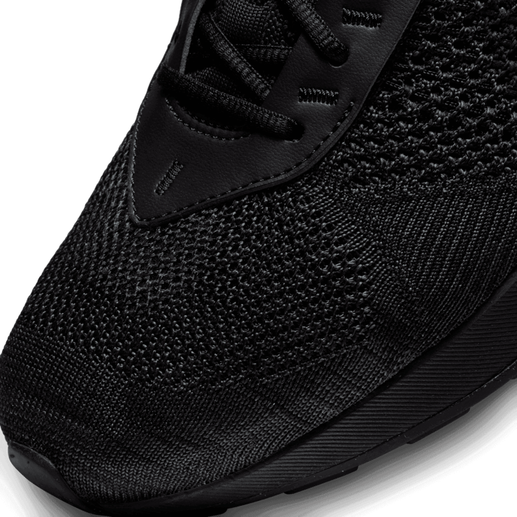 Nike Air Max Flyknit Racer Triple Black Angle 5