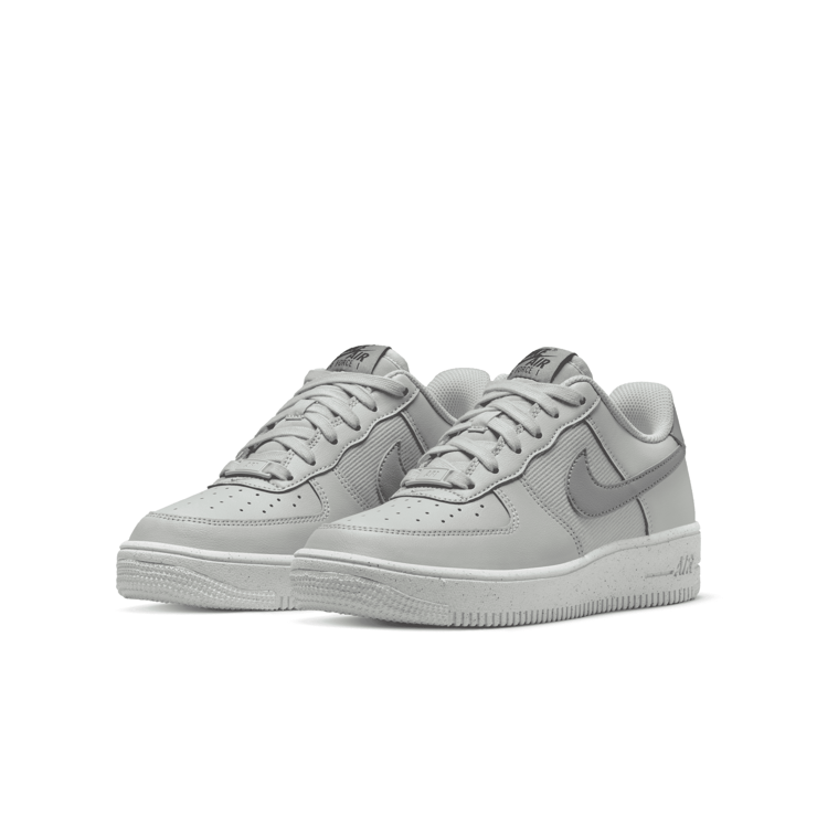 Nike Air Force 1 Crater 'Light Smoke Grey' (GS) Angle 3