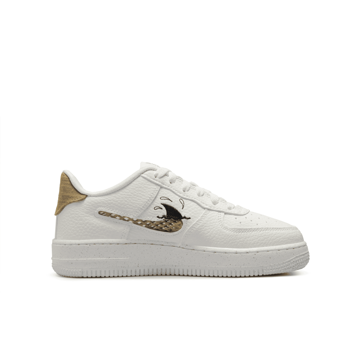 Nike Air Force 1 Low '07 LV8 Next Nature 'Sun Club - White Shark's Fin' (GS) Angle 0
