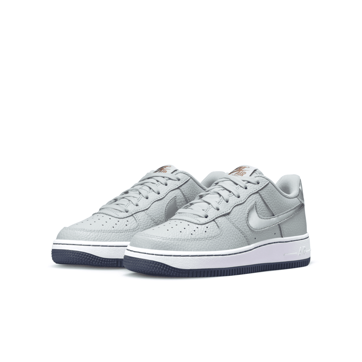 Nike Air Force 1 'Pure Platinum Barely Grape' (GS) Angle 3