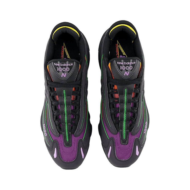 New Balance 1000 Black Multi-Color Angle 1