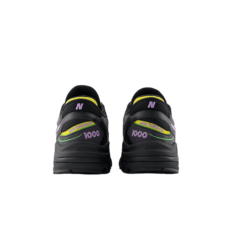 New Balance 1000 Black Multi-Color Angle 4
