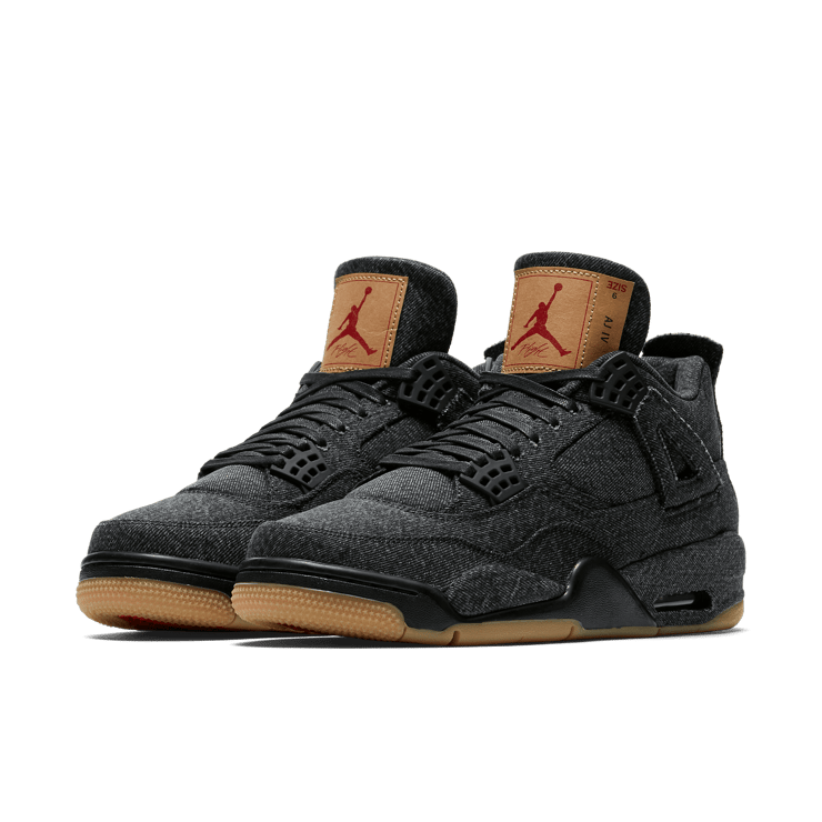 Jordan 4 Retro Levi's Black (Blank Tag) - AO2571-001 Jordan 4 Retro Levi's Black (Blank Tag) - AO2571-001