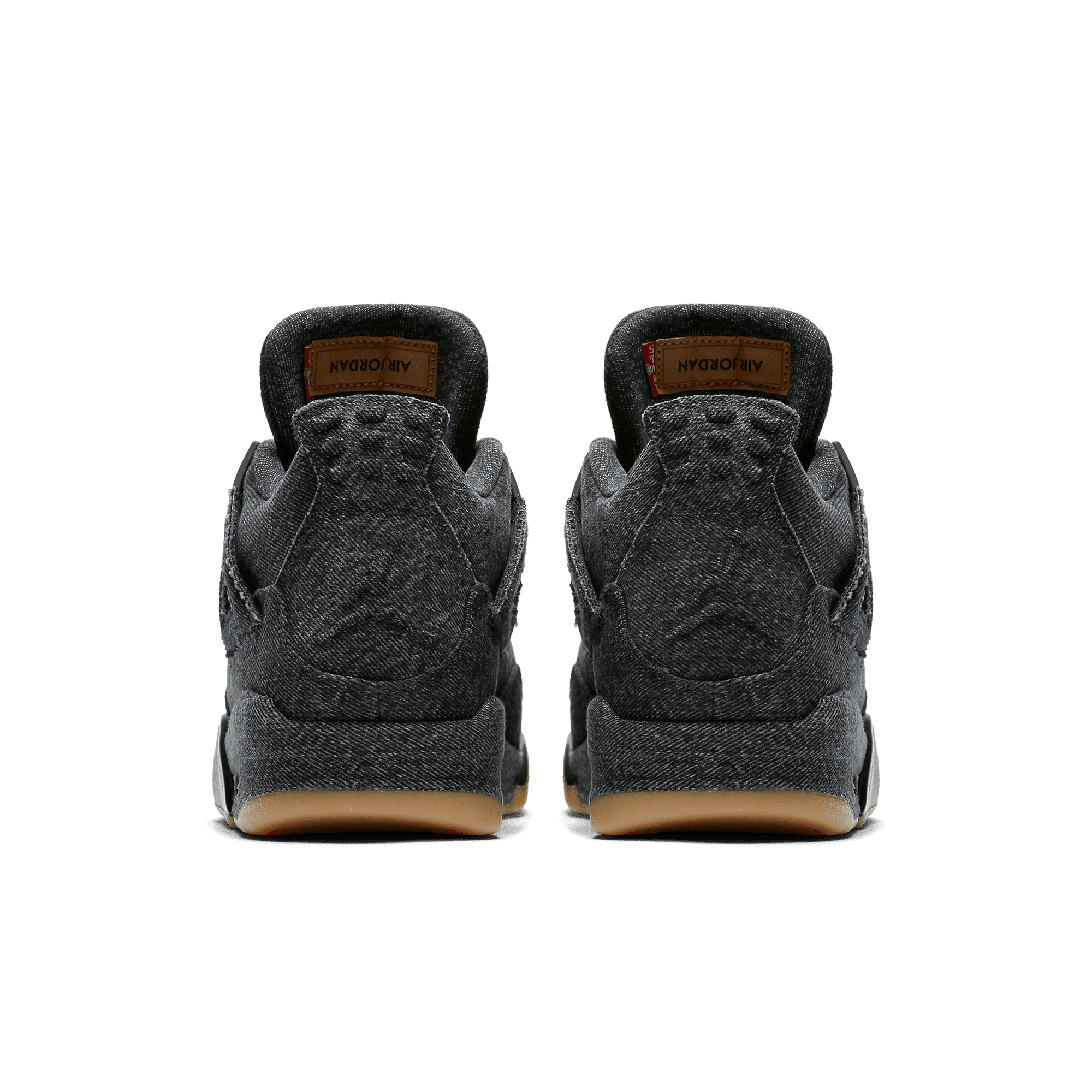 jordan 4 levis black blank tag