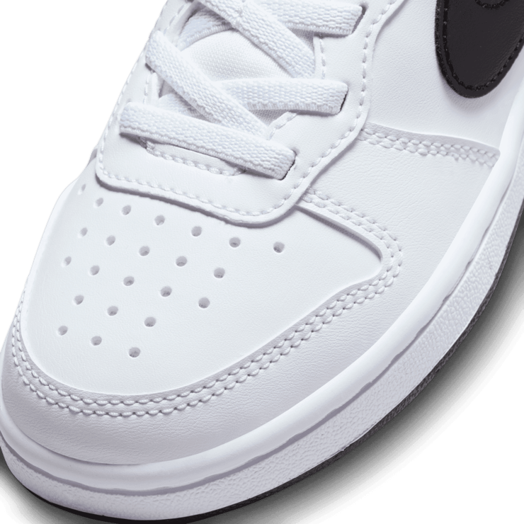 Nike Court Borough Low Recraft 'White Black' (PS) Angle 4
