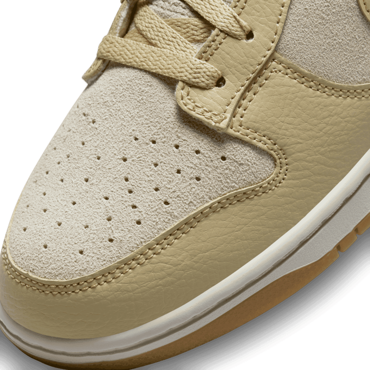 Nike Dunk Low Khaki Suede Gum Angle 4