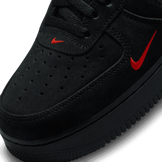 Nike Air Force 1 Low Multi-Swoosh Black Orange Angle 4