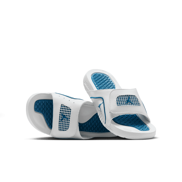 Hydro White And Blue Jordan Sandals Jordan Hydro Retro Slides (GS