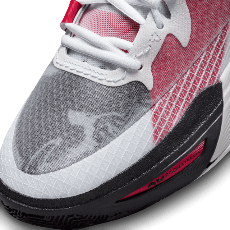 Nike Kyrie 8 White Red Angle 4