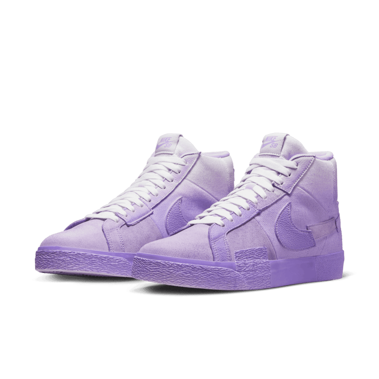 Nike SB Blazer Mid PRM Lilac Angle 2