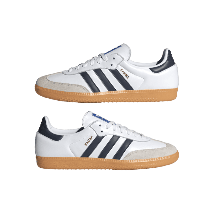 adidas Samba OG White Night Indigo Gum Angle 5