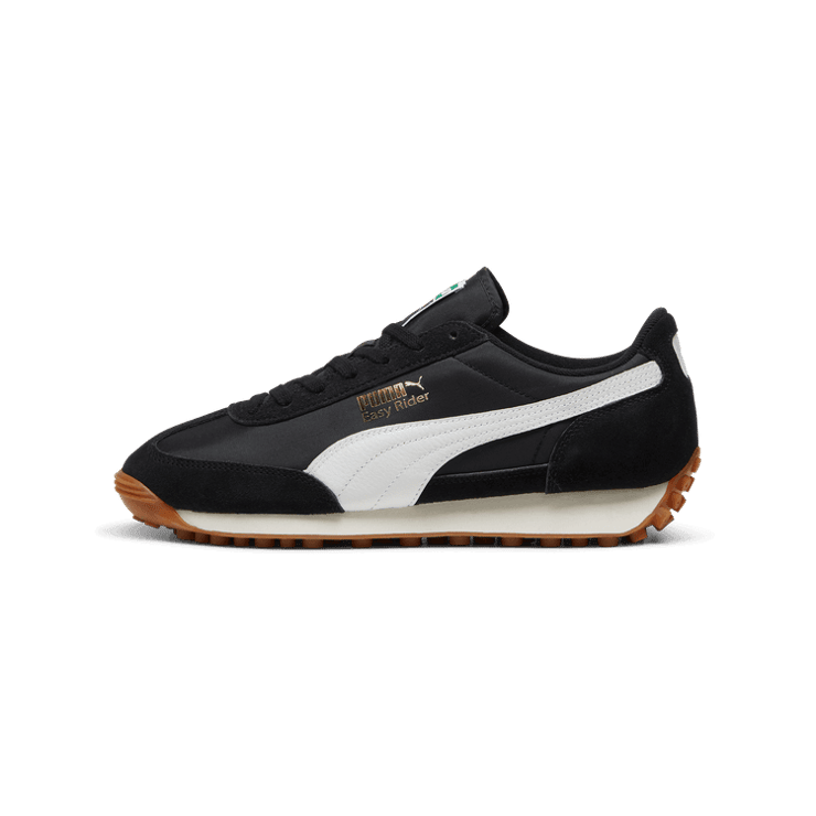 Puma Easy Rider Vintage Black White Angle 1