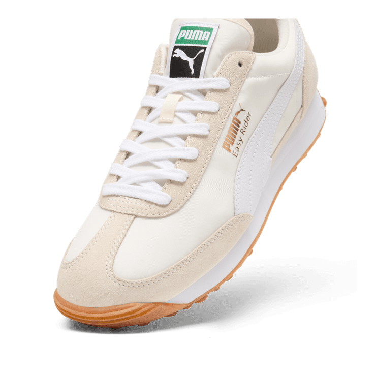 Puma Easy Rider Vintage Tan White Angle 2