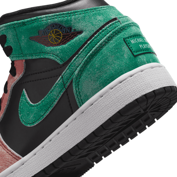 Air Jordan 1 Mid SE MJ's Playground (GS) Angle 5