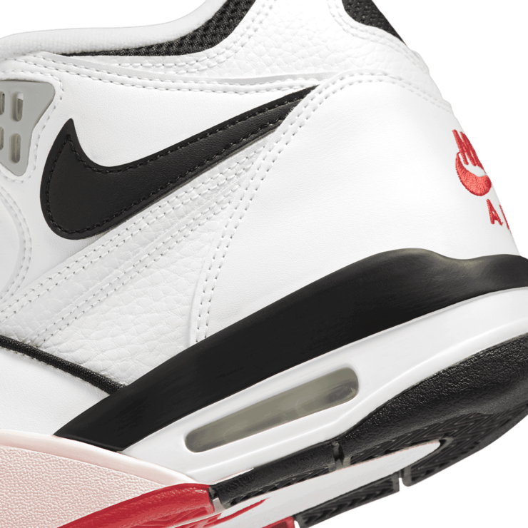 Nike Air Flight 89 White Black Red Angle 5