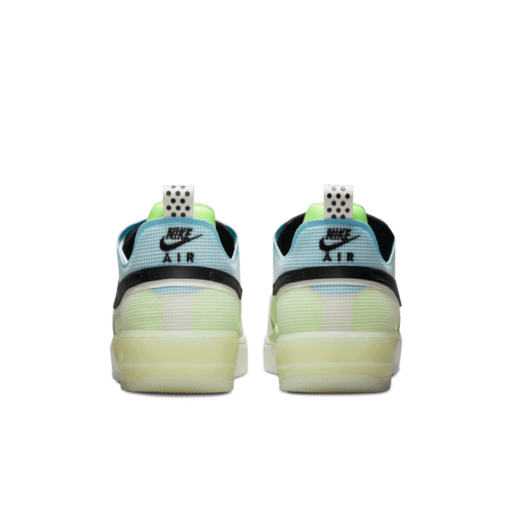 Nike Air Force 1 React White Ghost Green Blue Chill Angle 3