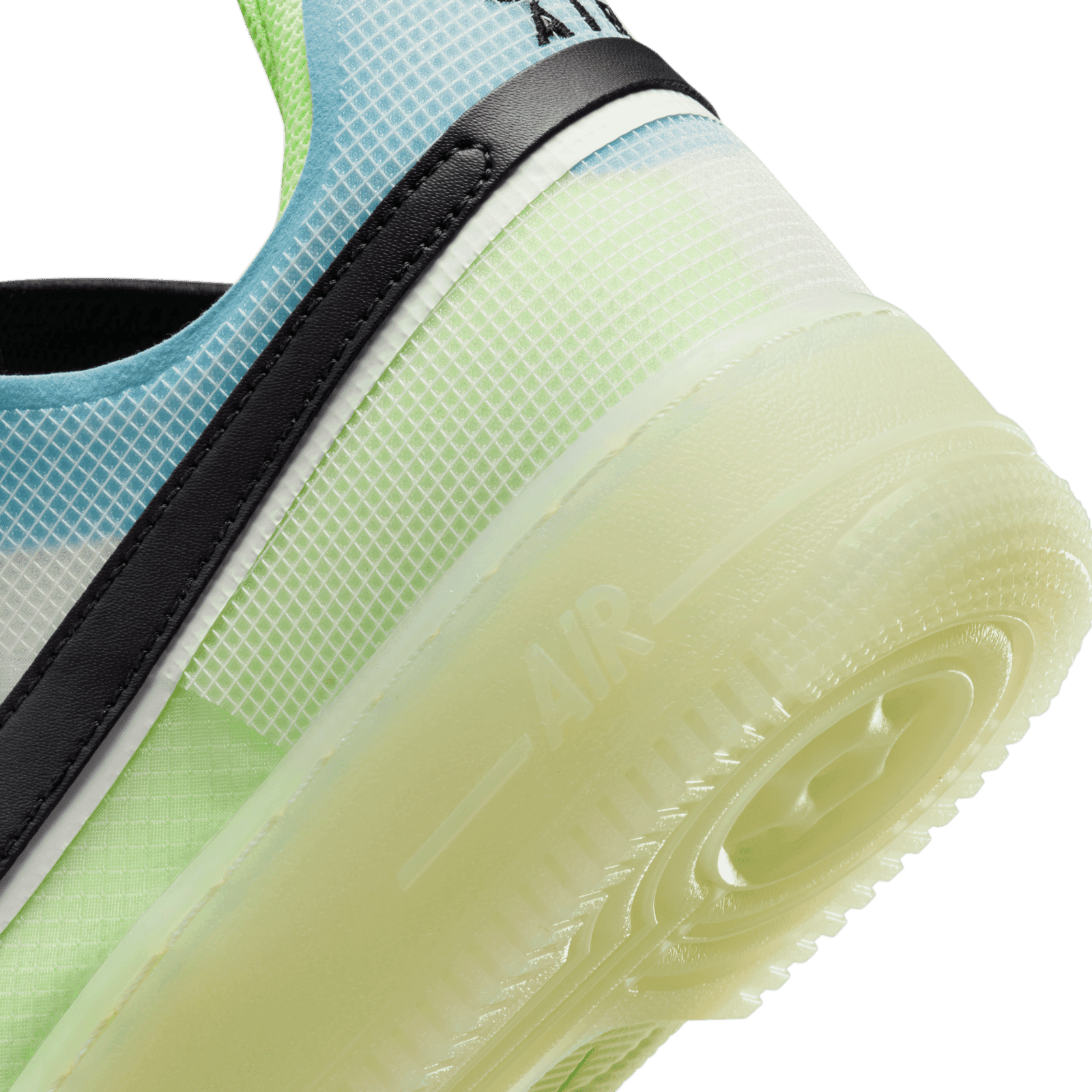 nike air force 1 react blue sole