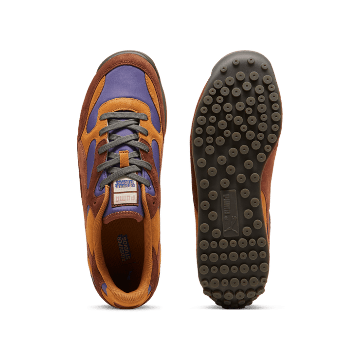 Puma Easy Rider KidSuper Studios Brown Purple Angle 0